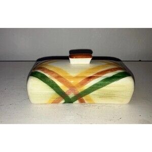 Vintage ‘40s/‘50s Vernon Kilns Vernonware Homespun Butter Dish Replacement Lid